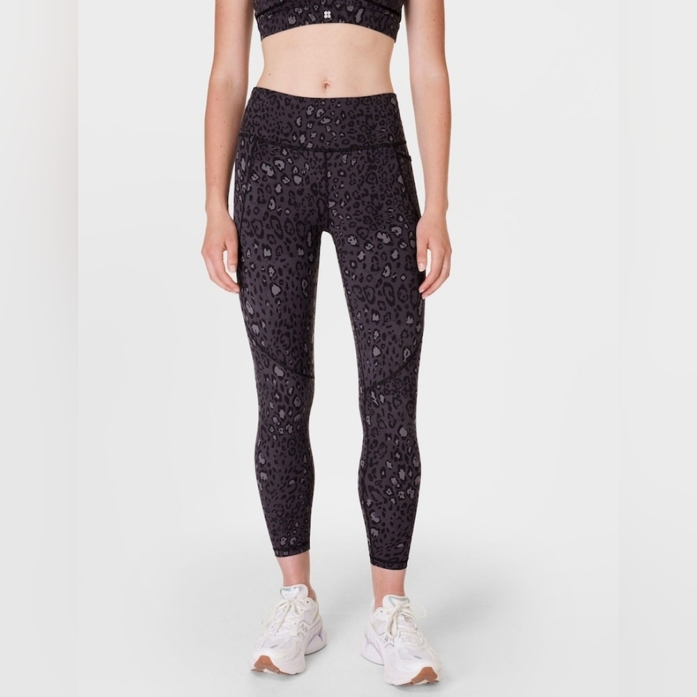 Sweaty Betty Charcoal Leopard Leggings